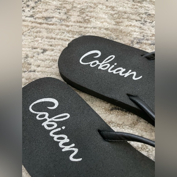 Cobian Nias Bounce 2‎ Flip Flop Sandal Womens Size 8 Black Comfort - Picture 7 of 7